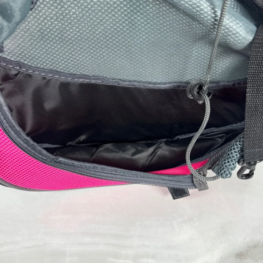 Popcorn Pet Carrier Sling Bag Grey Pink Extra Small‎ Dog Up to 12 Pounds